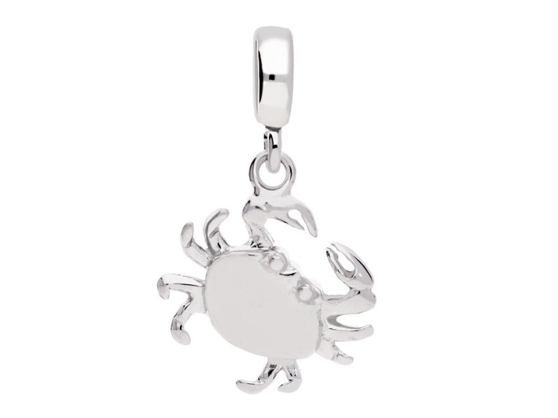 Srebrny wisiorek krab, srebro 925