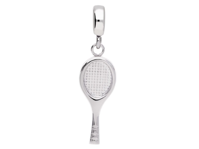 Srebrny wisiorek rakietka tenisowa, tenis, srebro 925