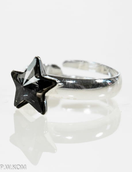 pierścionek swarovski srebro Gwiazdka Silver night