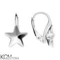 KZ59 swarovski gwiazda leverback kolczyk star leaverback angielski srebrny bigiel kom bizuteria