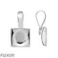 W38,1 krawatka srebro Swarovski