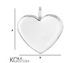 w54 rozmiar heart serce krawatka zawieszka srebro naszyjnik swarovski wisiorek kom bizuteria