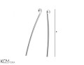 sz2 silver pin needle 15 mm