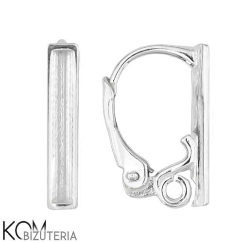 KZ66 leverback kolczyk swarovski leaverback angielski srebrny bigiel kom bizuteria