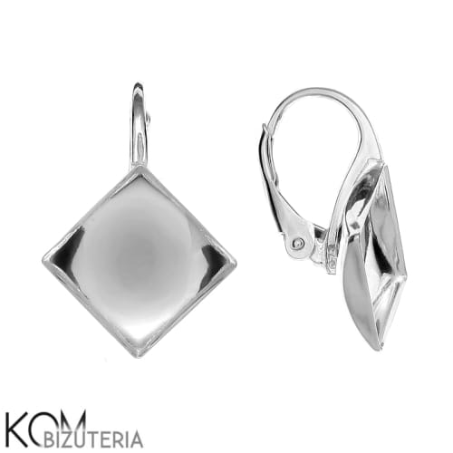 KZ44 leverback kolczyk swarovski leaverback angielski srebrny bigiel kom bizuteria