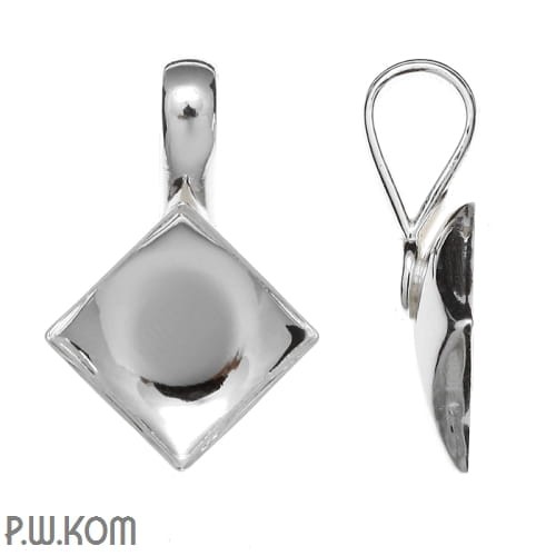 W38 krawatka zawieszka srebro rodowane swarovski