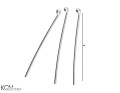 sz3 rhodium-plated silver pin needle 30 mm