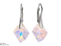 srebrne kolczyki z tęczowymi kryształkami Swarovski crystal AB .jpg