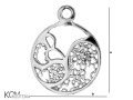 w90 charm kwiaty galezie rosliny krawatka zawieszka srebro naszyjnik swarovski wisiorek kom bizuteria rozmiar.jpg