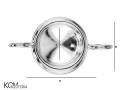 W78 6mm swarovski rivoli krawatka zawieszka srebro wisiorek kom bizuteria rozmiar