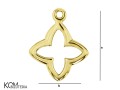 w92 charm gwiazda gwiazdka ozdoba krawatka zawieszka srebro zloto naszyjnik swarovski wisiorek kom bizuteria rozmiar.jpg