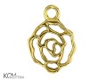 w93 charm kwiat roza rose ozdoba krawatka zawieszka srebro zloto naszyjnik swarovski wisiorek kom bizuteria.jpg