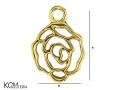 w93 charm kwiat roza rose ozdoba krawatka zawieszka srebro zloto naszyjnik swarovski wisiorek kom bizuteria rozmiar.jpg