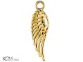 w74 charm skrzydło wing pttak anioł krawatka zawieszka złoto pozłacane srebro naszyjnik swarovski wisiorek kom bizuteria .jpg
