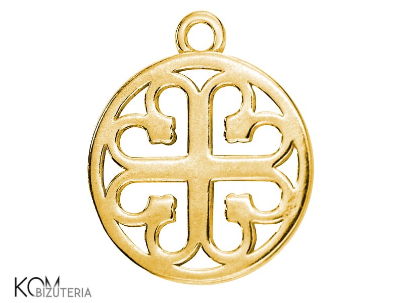 w80 charm serca fleur de lis krawatka zawieszka złoto pozłacane srebro naszyjnik swarovski wisiorek kom bizuteria.jpg