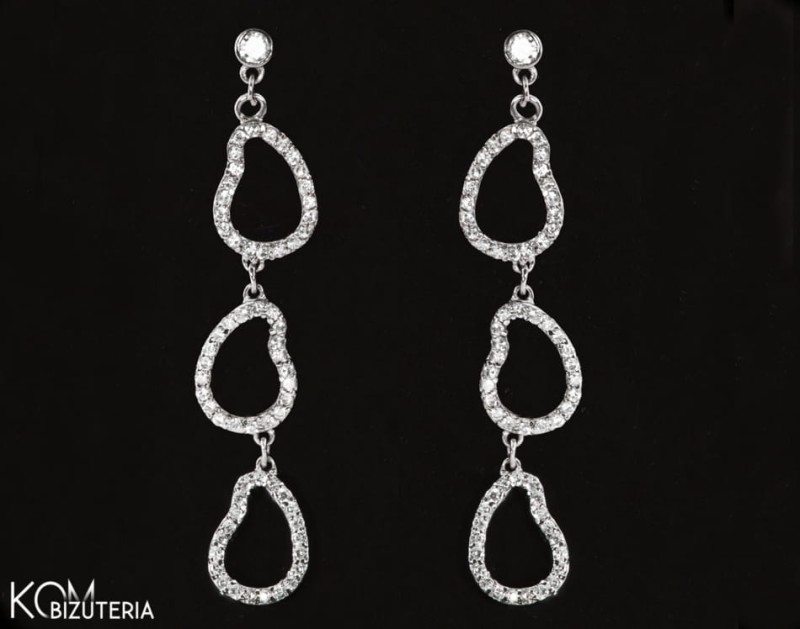 kolczyki kropelki lezki cyrkonia cubic zirconia zirkon srebro sztyft kom bizuteria.jpg
