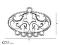 w102 charm glamour secesja kwiaty galezie rosliny krawatka zawieszka srebro naszyjnik swarovski wisiorek kom bizuteria rozmiary.jpg