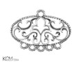 w102 charm glamour secesja kwiaty galezie rosliny krawatka zawieszka srebro naszyjnik swarovski wisiorek kom bizuteria.jpg