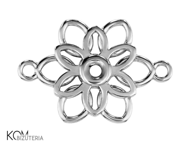 w101 charm kwiat sniezynka sniezka plate sniegu kwiatek flower krawatka zawieszka srebro naszyjnik swarovski wisiorek kom bizuteria.jpg