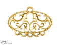 w102 charm glamour secesja kwiaty galezie rosliny krawatka zawieszka srebro zloto naszyjnik swarovski wisiorek kom bizuteria.jpg