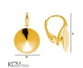 KZ43 14mm leverback kolczyk rivoli swarovski leaverback angielski zloty pozlacany zlocony gold-plated srebrny bigiel kom bizuteria rozmiar.jpg