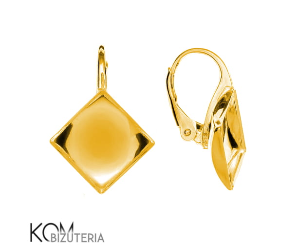 KZ44 10mm leverback kolczyk kwadrat swarovski leaverback angielski zloty pozlacany zlocony gold-plated srebrny bigiel kom bizuteria.jpg