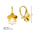 KZ57 10mm swarovski kwiat leverback kolczyk leaverback angielski zloty pozlacany zlocony gold-plated srebrny bigiel kom bizuteria rozmiar.jpg