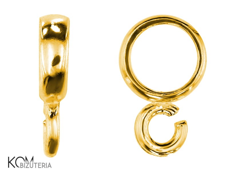 w75 krawatka zawieszka srebro zloty pozlacany zlocony gold-plated naszyjnik swarovski wisiorek kom bizuteria.jpg