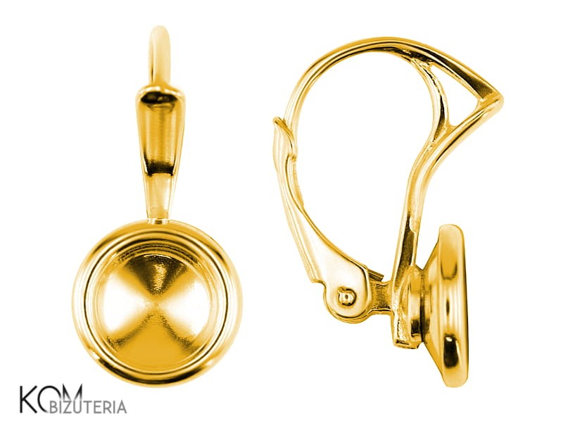 KZ73 6 mm leverback kolczyk rivoli rant swarovski angielski zloty pozlacany zlocony gold-plated srebrny bigiel kom bizuteria.jpg