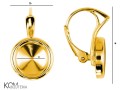 KZ73 8 mm leverback kolczyk rivoli rant swarovski angielski zloty pozlacany zlocony gold-plated srebrny bigiel kom bizuteria rozmiar.jpg