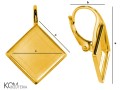 KZ79 leverback kolczyk plaski kwadrat swarovski angielski zloty pozlacany zlocony gold-plated srebrny bigiel kom bizuteria rozmiar.jpg