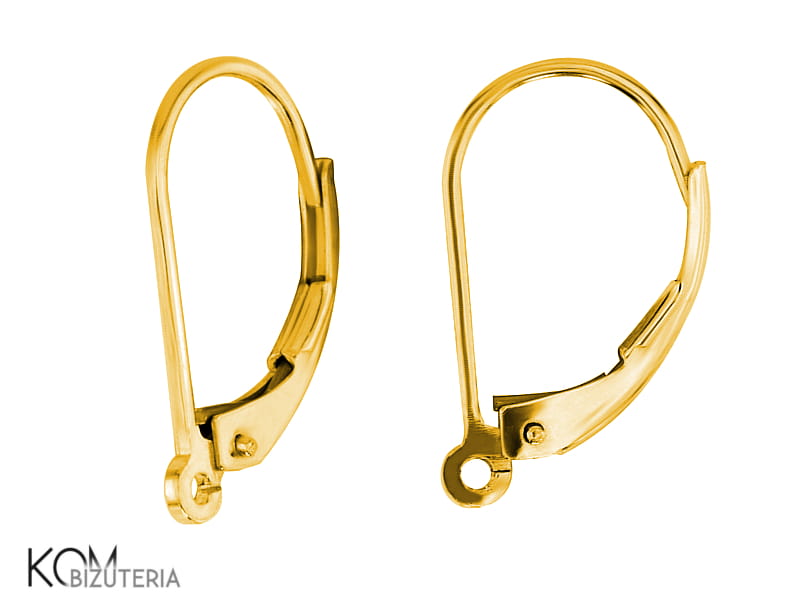 KZ45 lekki leverback kolczyk angielski zloty pozlacany zlocony gold-plated srebrny bigiel kom bizuteria.jpg
