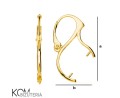 KZ2615 leverback kolczyk swarovski leaverback angielski zloty pozlacany zlocony gold-plated srebrny bigiel kom bizuteria rozmiar.jpg