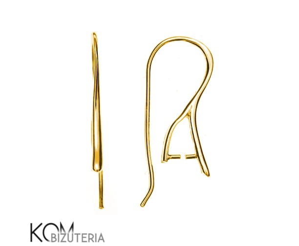 kz15 bigiel otwarty zloty pozlacany zlocony gold-plated srebrny kolczyk kom bizuteria.jpg
