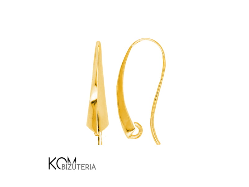 kh22m bigiel otwarty zloty pozlacany zlocony gold-plated kolczyk kom bizuteria.jpg