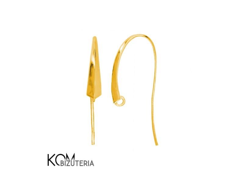 kh22d bigiel otwarty zloty pozlacany zlocony gold-plated kolczyk kom bizuteria.jpg