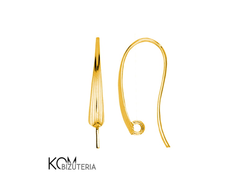 kh23m bigiel otwarty zloty pozlacany zlocony gold-plated kolczyk kom bizuteria.jpg