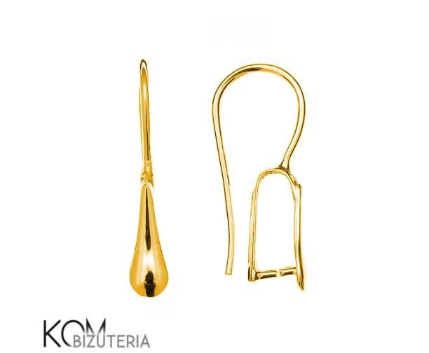 kz33 bigiel otwarty zloty pozlacany zlocony gold-plated srebrny kolczyk kom bizuteria.jpg