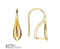 kz37 bigiel otwarty zloty pozlacany zlocony gold-plated  srebrny kolczyk kom bizuteria.jpg