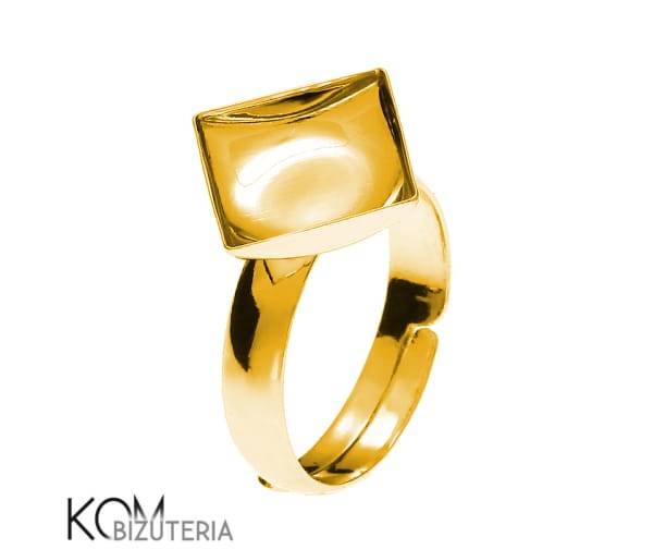 P210 Swarovski kwadrat 10 mm pierscionek ring zloty pozlacany zlocony gold-plated srebro swarovski rivoli regulowany kom bizuteria.jpg