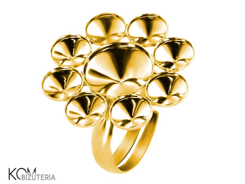 P8 pierscionek ring zloty pozlacany zlocony gold-plated srebro swarovski rivoli rant kwiat 6 mm 10 mm regulowany kom bizuteria.jpg