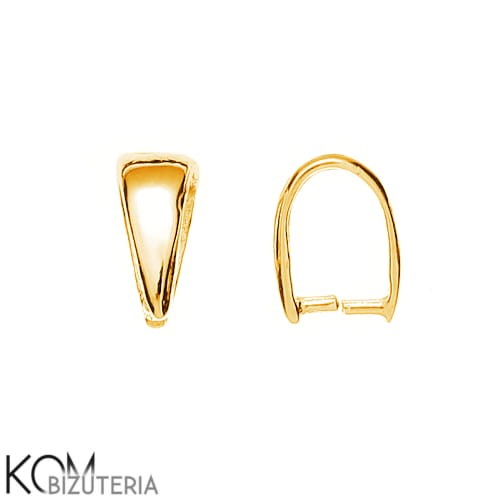KT5 krawatka zawieszka zloty pozlacany zlocony gold-plated srebro wisiorek kom bizuteria.jpg