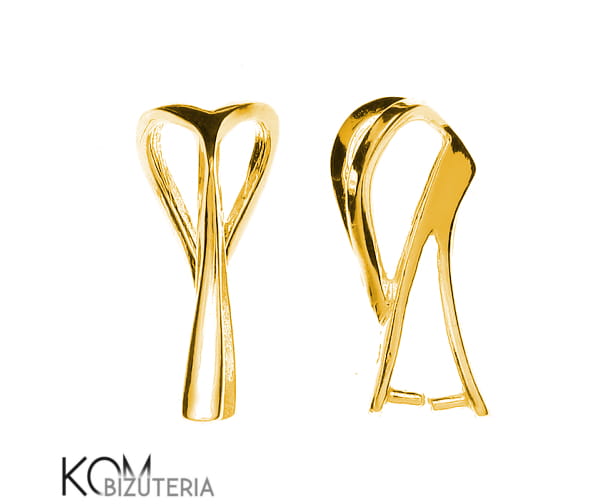 w17 bail krawatka zawieszka zloty pozlacany zlocony gold-plated srebro naszyjnik swarovski wisiorek kom bizuteria.jpg