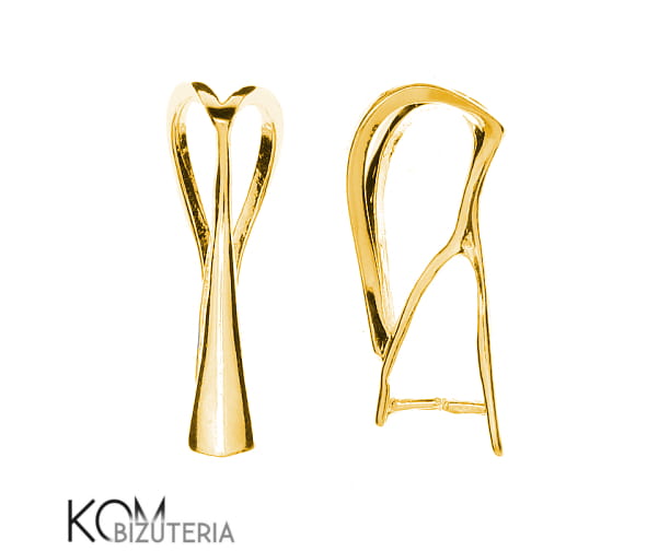 w27 bail krawatka zawieszka zloty pozlacany zlocony gold-plated srebro naszyjnik swarovski wisiorek kom bizuteria.jpg