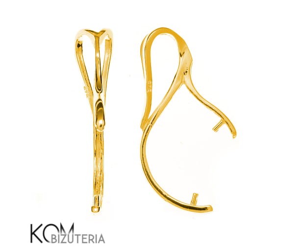 w31 bail krawatka zawieszka zloty pozlacany zlocony gold-plated srebro naszyjnik swarovski wisiorek kom bizuteria.jpg