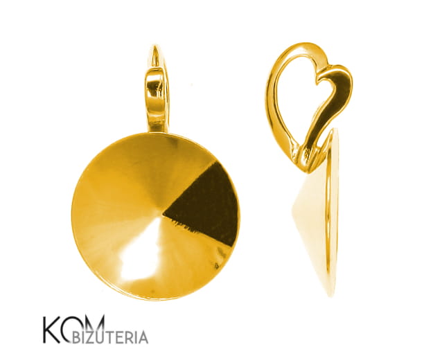 w40 rivoli 14 mm swarovski bail krawatka zawieszka zloty pozlacany zlocony gold-plated srebro naszyjnik swarovski wisiorek kom bizuteria.jpg