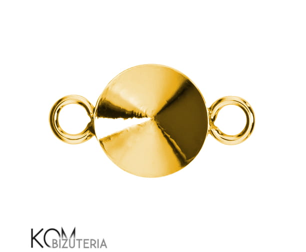 w41 2 rivoli 8 mm swarovski bail krawatka zawieszka zloty pozlacany zlocony gold-plated srebro naszyjnik swarovski wisiorek kom bizuteria.jpg