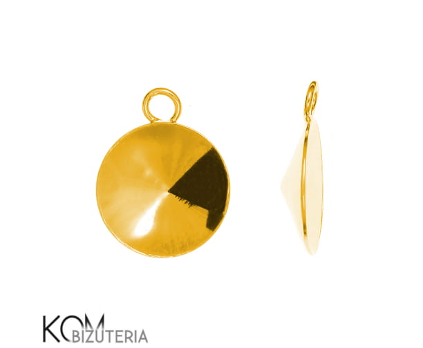 w41 rivoli 10 mm swarovski bail krawatka zawieszka zloty pozlacany zlocony gold-plated srebro naszyjnik swarovski wisiorek kom bizuteria.jpg