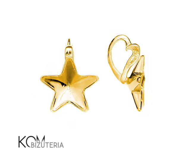 w49 gwiazda krawatka zawieszka zloty pozlacany zlocony gold-plated srebro naszyjnik swarovski wisiorek kom bizuteria.jpg