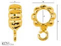 w109 zawieszka na charm krawatka zloty pozlacany zlocony gold-plated srebro naszyjnik wisiorek bransoletka kom bizuteria rozmiar.jpg